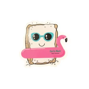 Cafe du Monde Flamingo Permanent Vinyl Sticker
