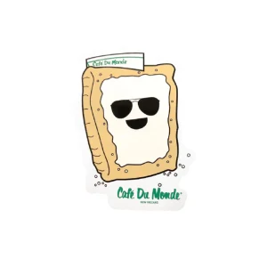 Cafe du Monde Hat Permanent Vinyl Sticker