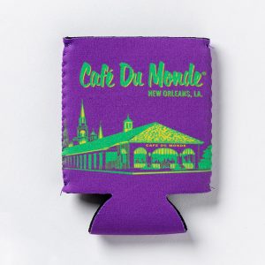 Cafe du Monde Mardi Gras Koozie