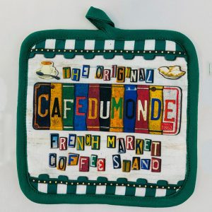 Cafe du Monde License Plate Pot Holder