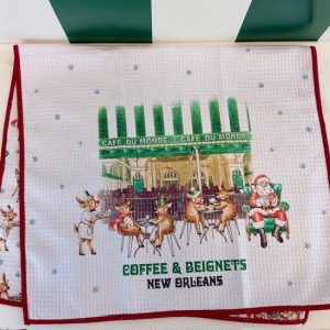 Breakfast with Reindeers & Santa Towel