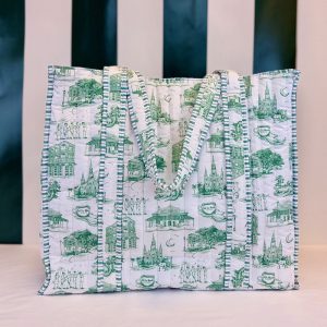 Front of Cafe du Monde Quilted Tote